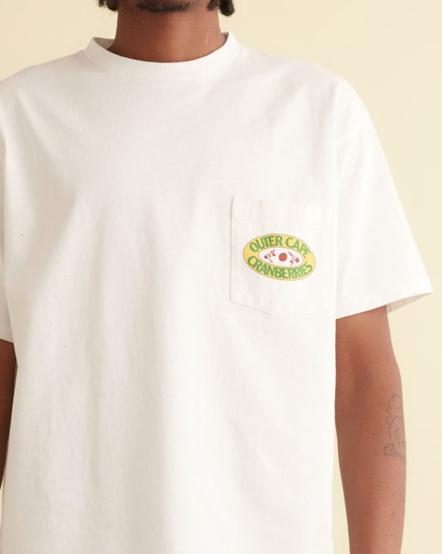 BODE New York Cranberries Pocket Tee | Cut & Sew