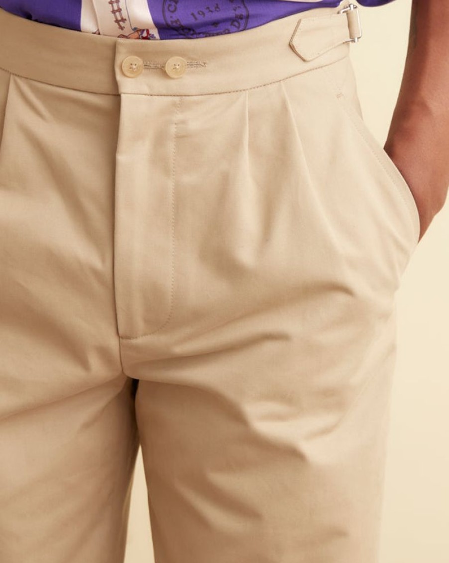 BODE New York Khaki Double-Button Trousers | Trousers & Pants