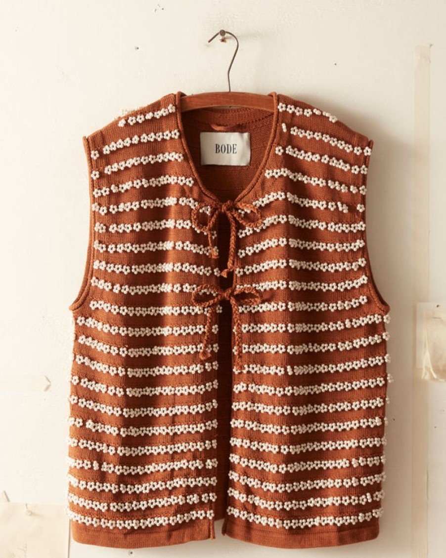 BODE New York Beaded Vest | Knitwear