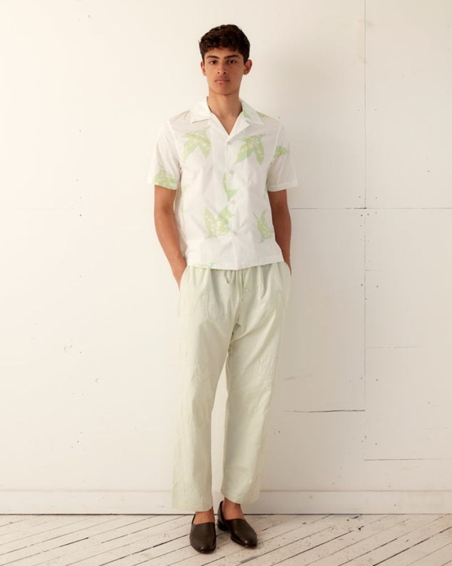 BODE New York Lily Of The Valley Short Sleeve Shirt | Shirts