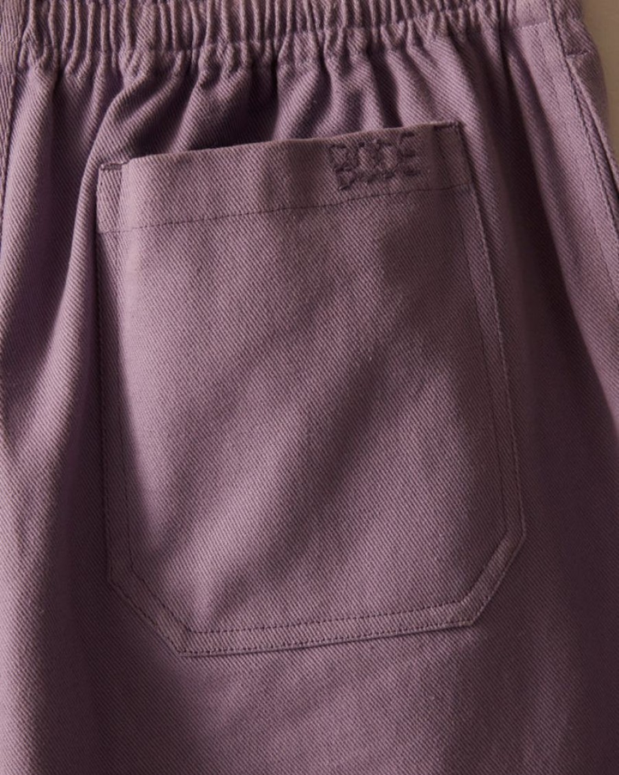 BODE New York Twill Rugby Short - Lavender | Shorts