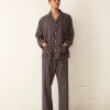 BODE New York Midnight Grid Pajama Shirt | Shirts