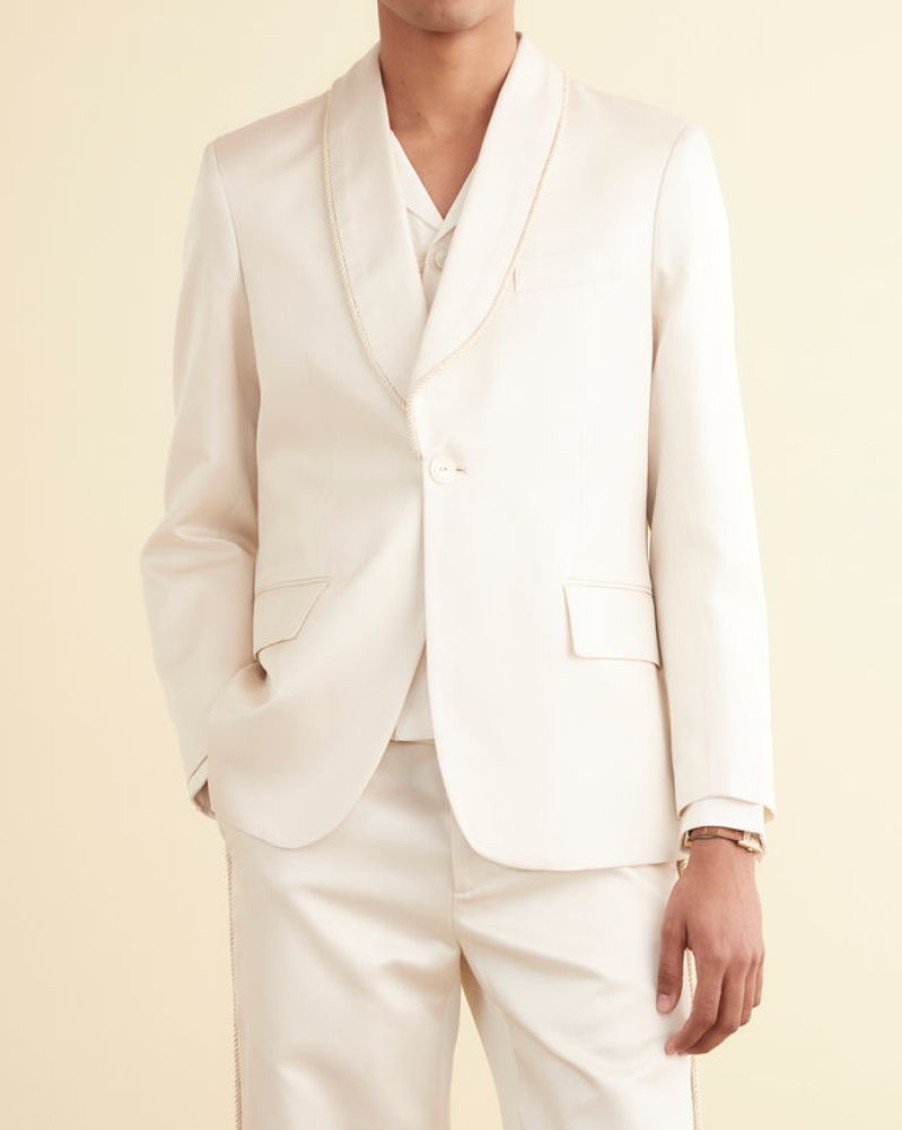 BODE New York Roping Shawl Collar Tuxedo Jacket | Suiting