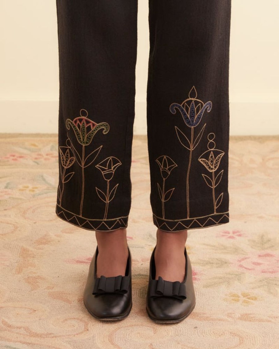 BODE New York Blooming Stems Trousers | Trousers & Pants