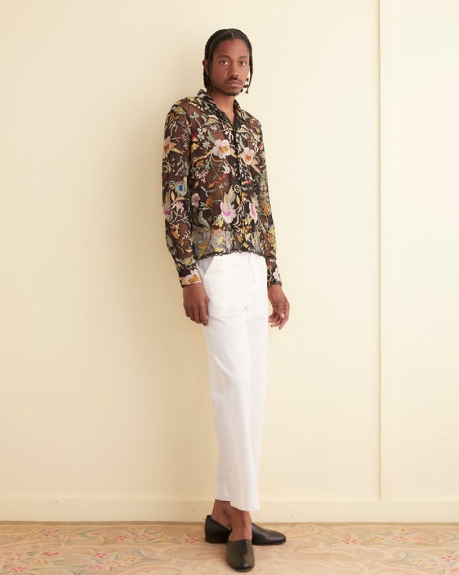 BODE New York Heirloom Floral Long Sleeve Shirt | Shirts