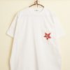 BODE New York Star Pocket Tee - White | Cut & Sew