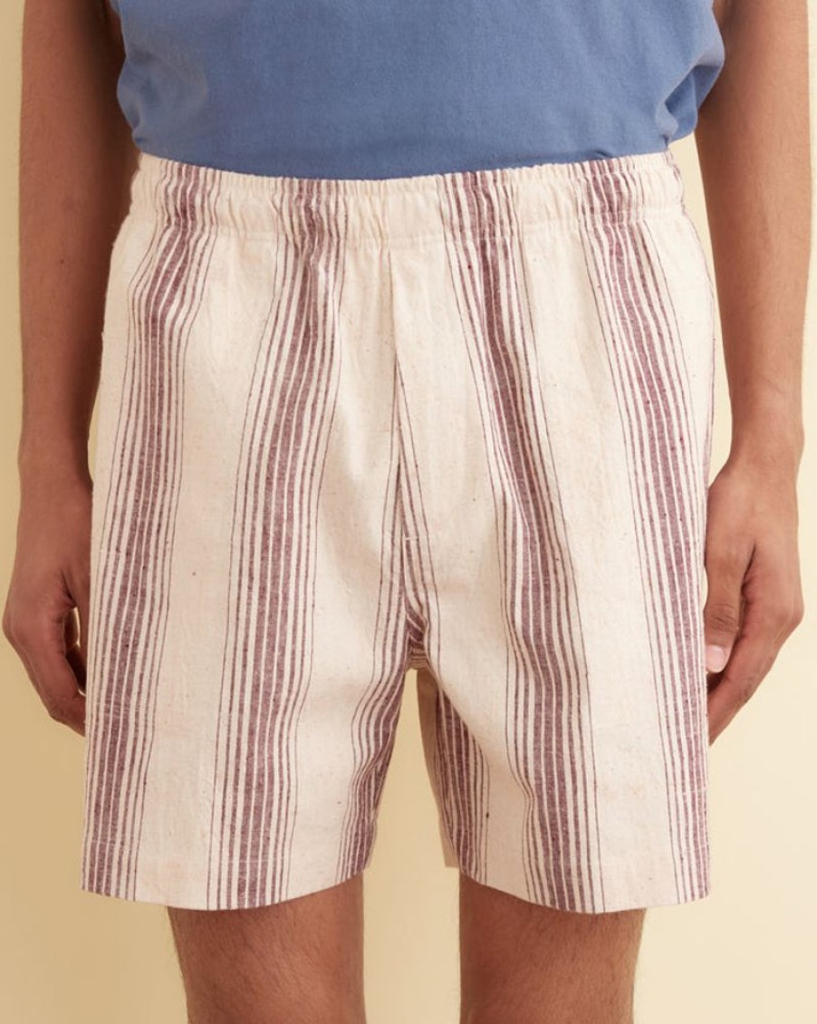 BODE New York Elderberry Flax Shorts | Shorts