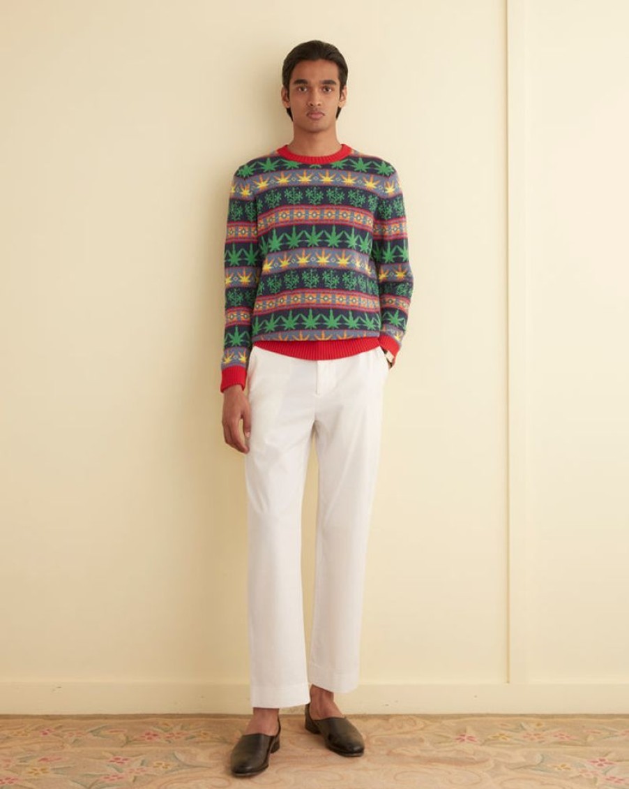 BODE New York Marin Jacquard Sweater | Knitwear