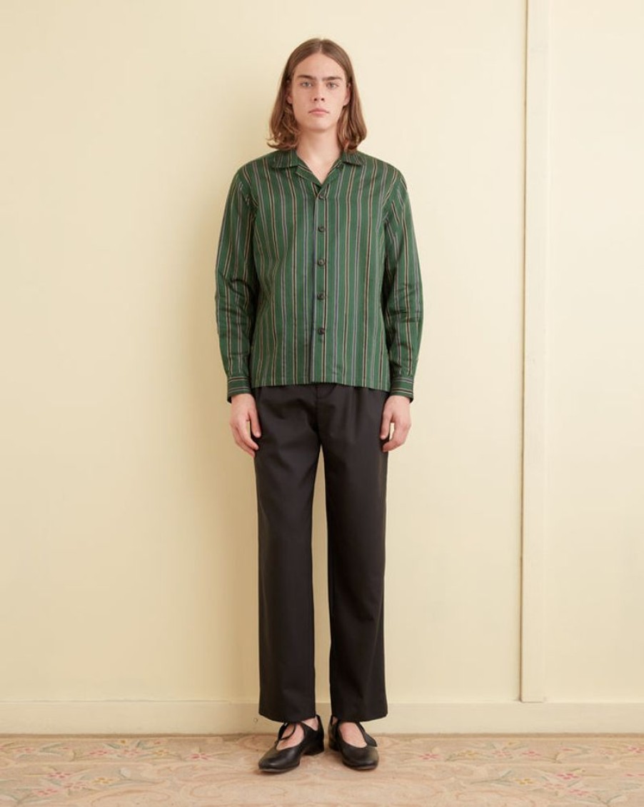 BODE New York Tropical Wool Double-Button Trousers | Trousers & Pants