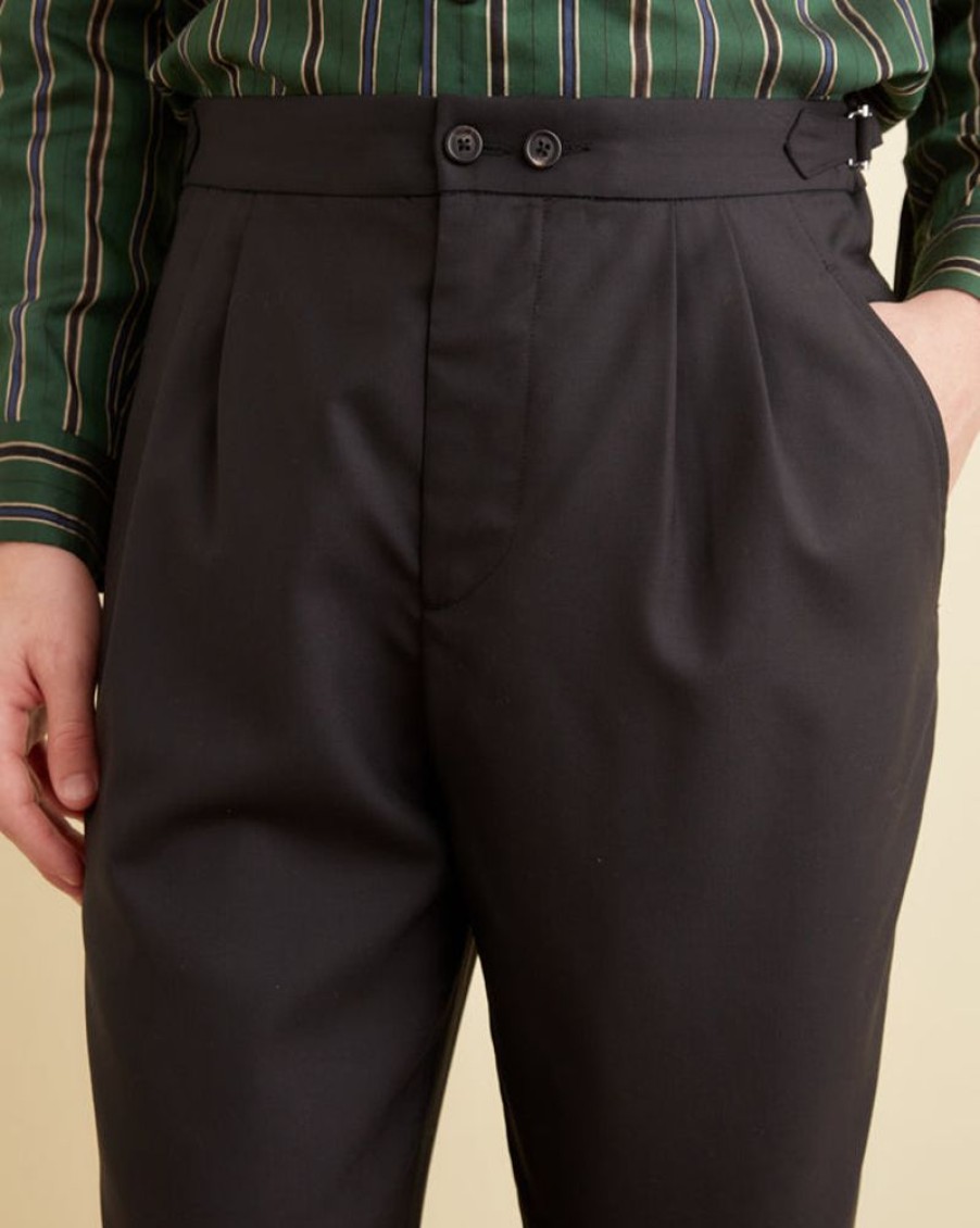 BODE New York Tropical Wool Double-Button Trousers | Trousers & Pants