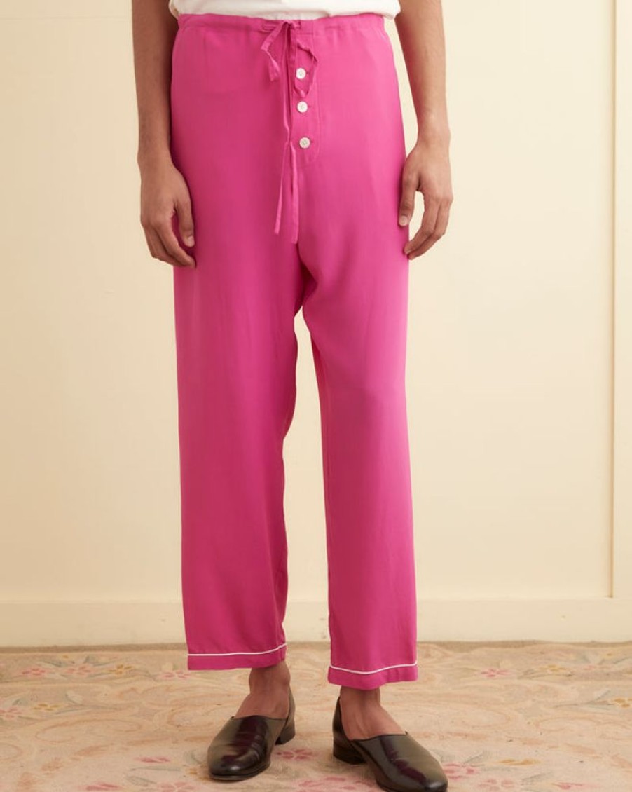 BODE New York Shadow Jasmine Pajama Pants | Trousers & Pants