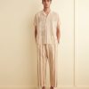 BODE New York Blonde Stripe Pajama Pants | Trousers & Pants