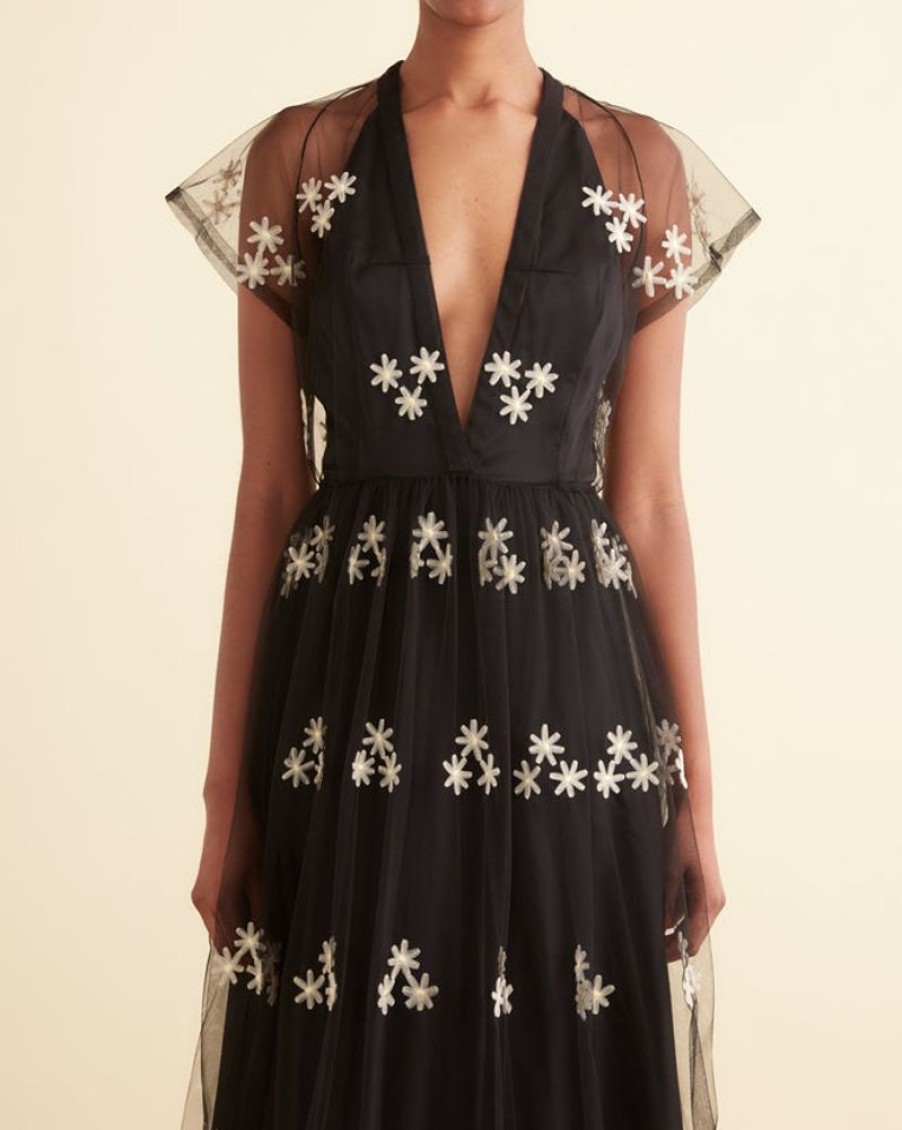 BODE New York Mesh Daisy Dress | Dresses