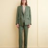 BODE New York Linen Double-Breasted Suit Jacket | Outerwear