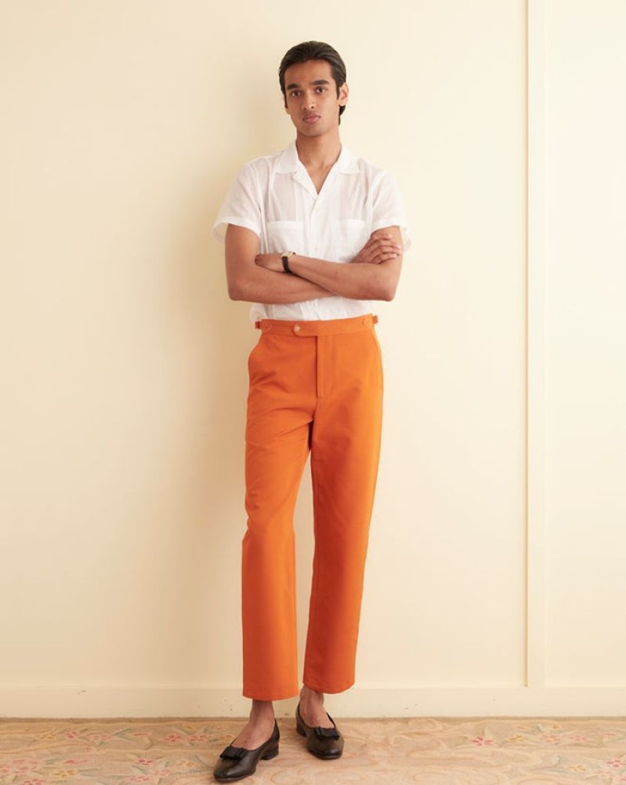 BODE New York Ginger Faille Trousers | Trousers & Pants