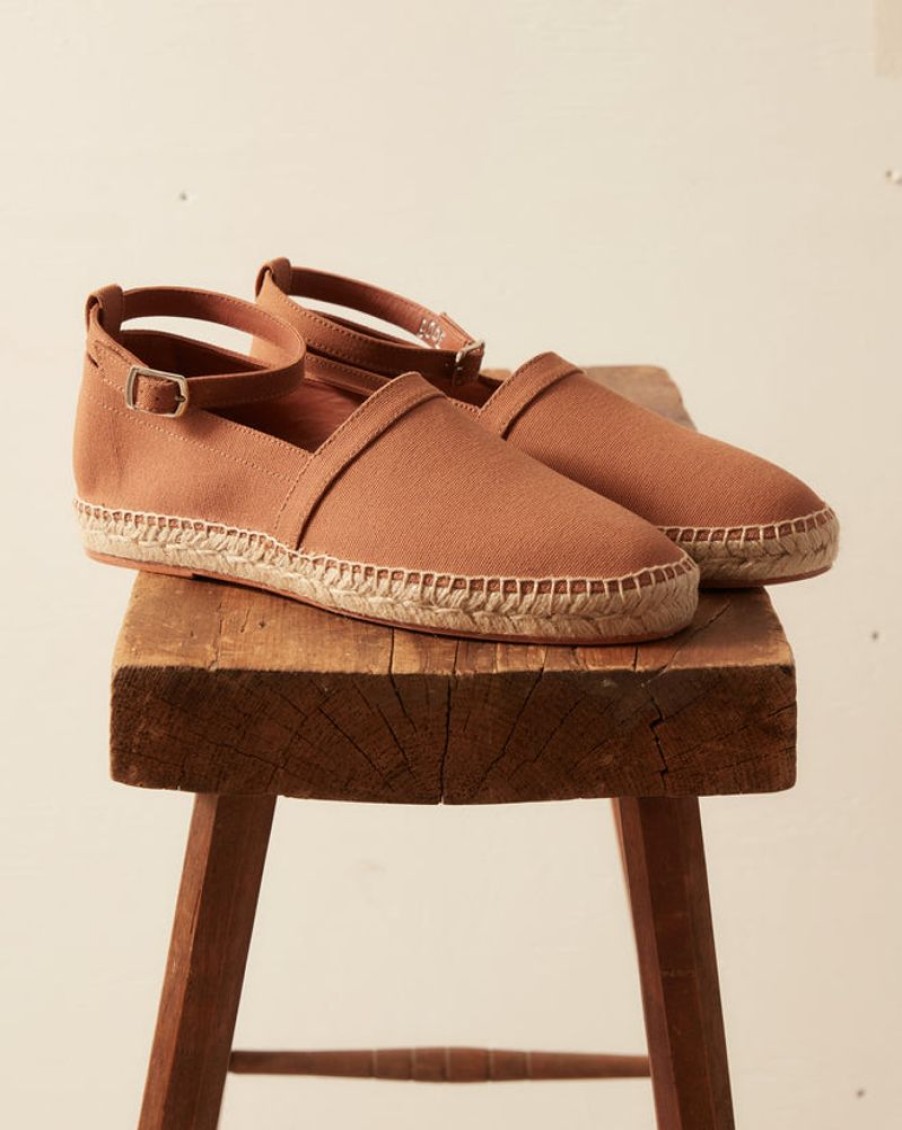 BODE New York Canvas Slip-On Espadrille - Brown | Shoes