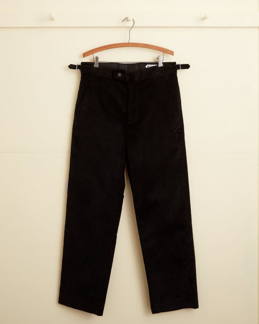 BODE New York Corduroy Coal Trousers | Trousers & Pants