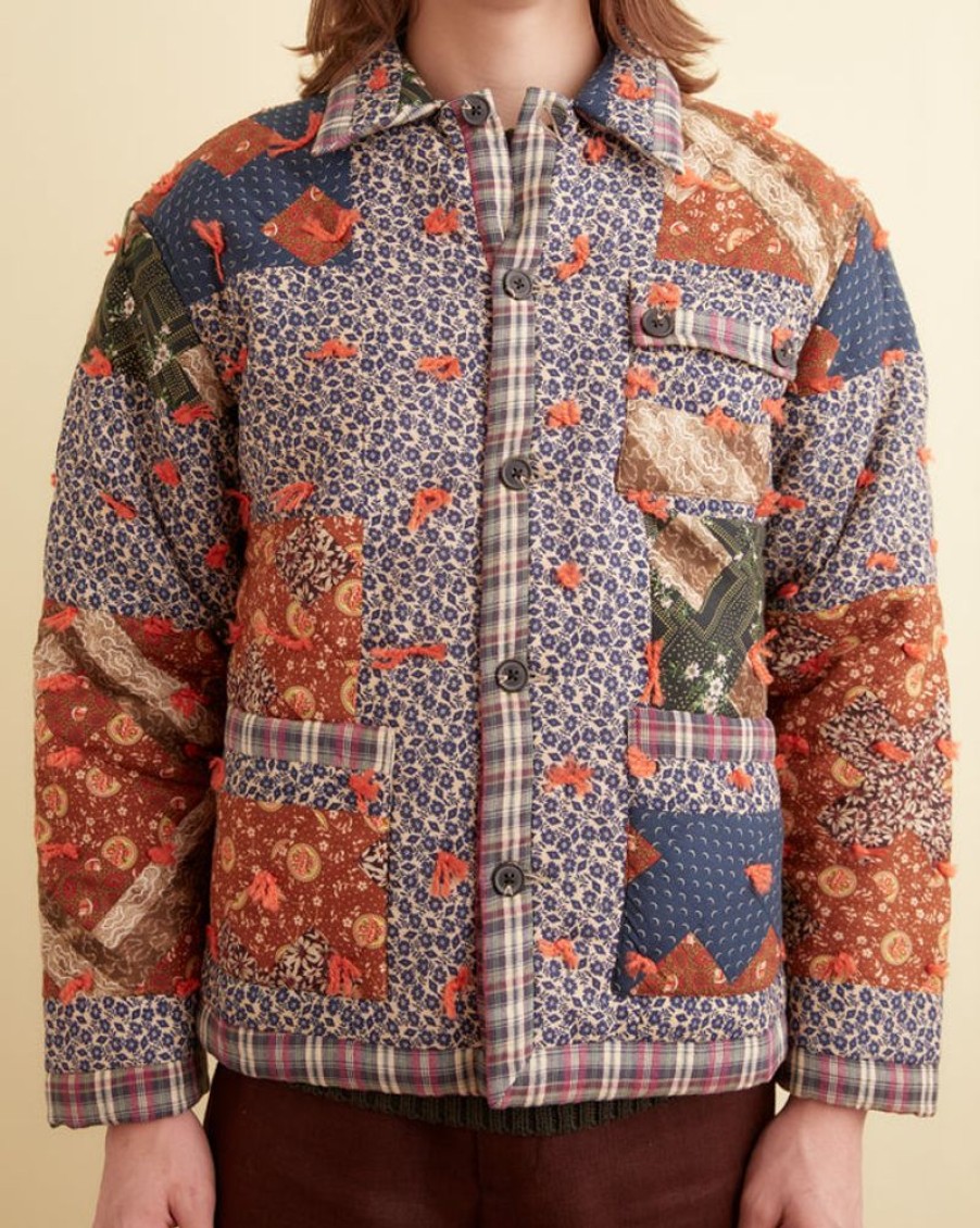 BODE New York Criss-Cross Quilt Jacket | Outerwear