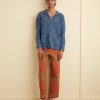 BODE New York Overdye Crochet Shirt | Shirts