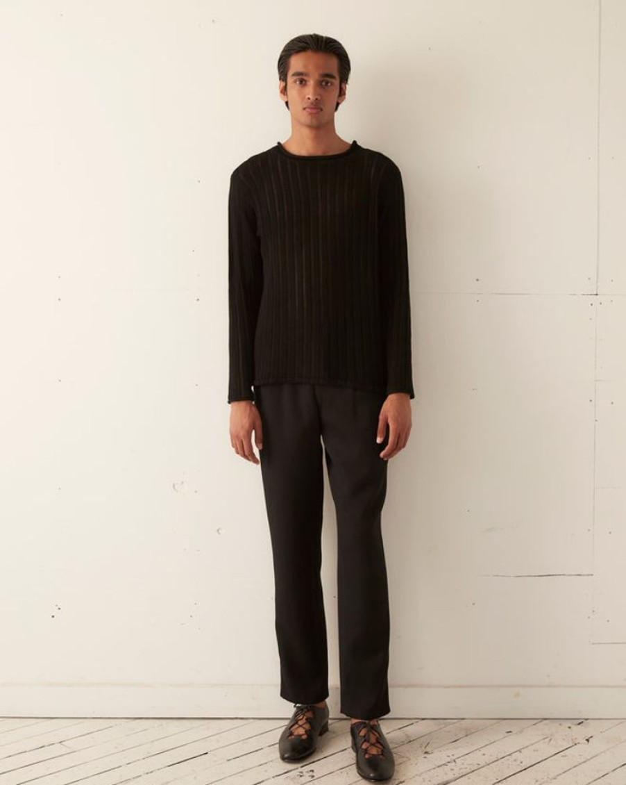 BODE New York Ladder Stitch Pullover | Knitwear