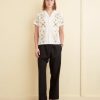 BODE New York Embroidered Buttercup Short Sleeve Shirt | Shirts