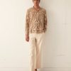 BODE New York Filet Filigree Long Sleeve Shirt | Shirts