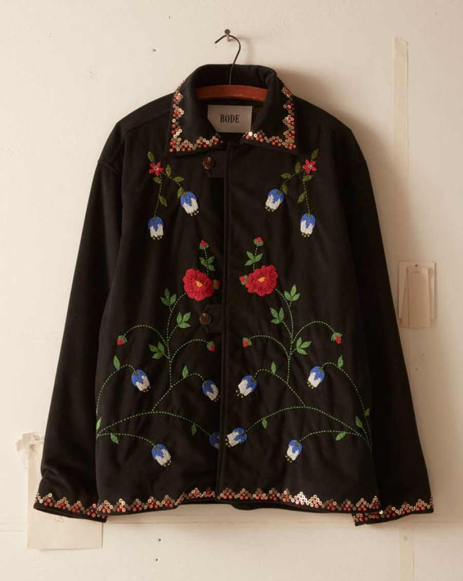 BODE New York Beaded Garden Vine Jacket | Outerwear