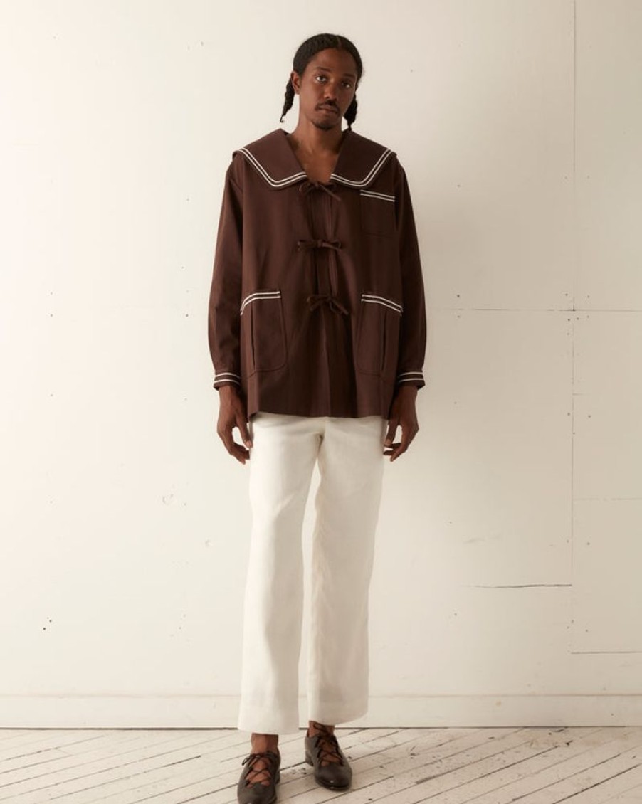 BODE New York Sailor Coat - Brown | Outerwear