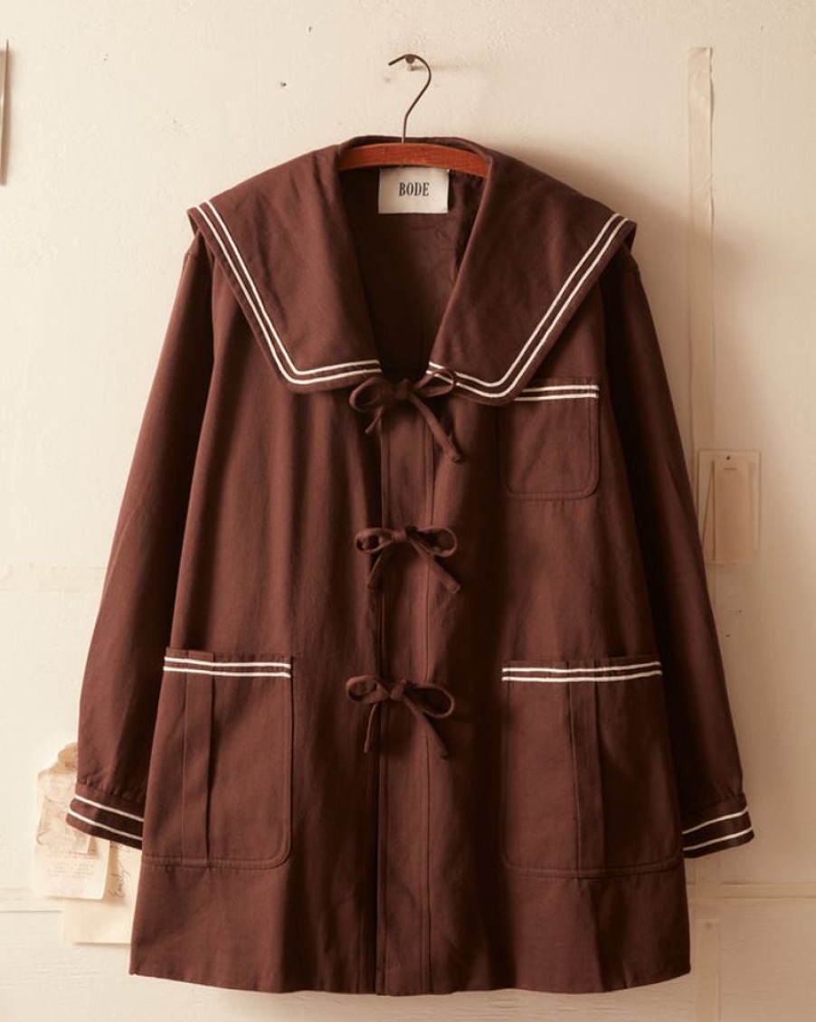 BODE New York Sailor Coat - Brown | Outerwear