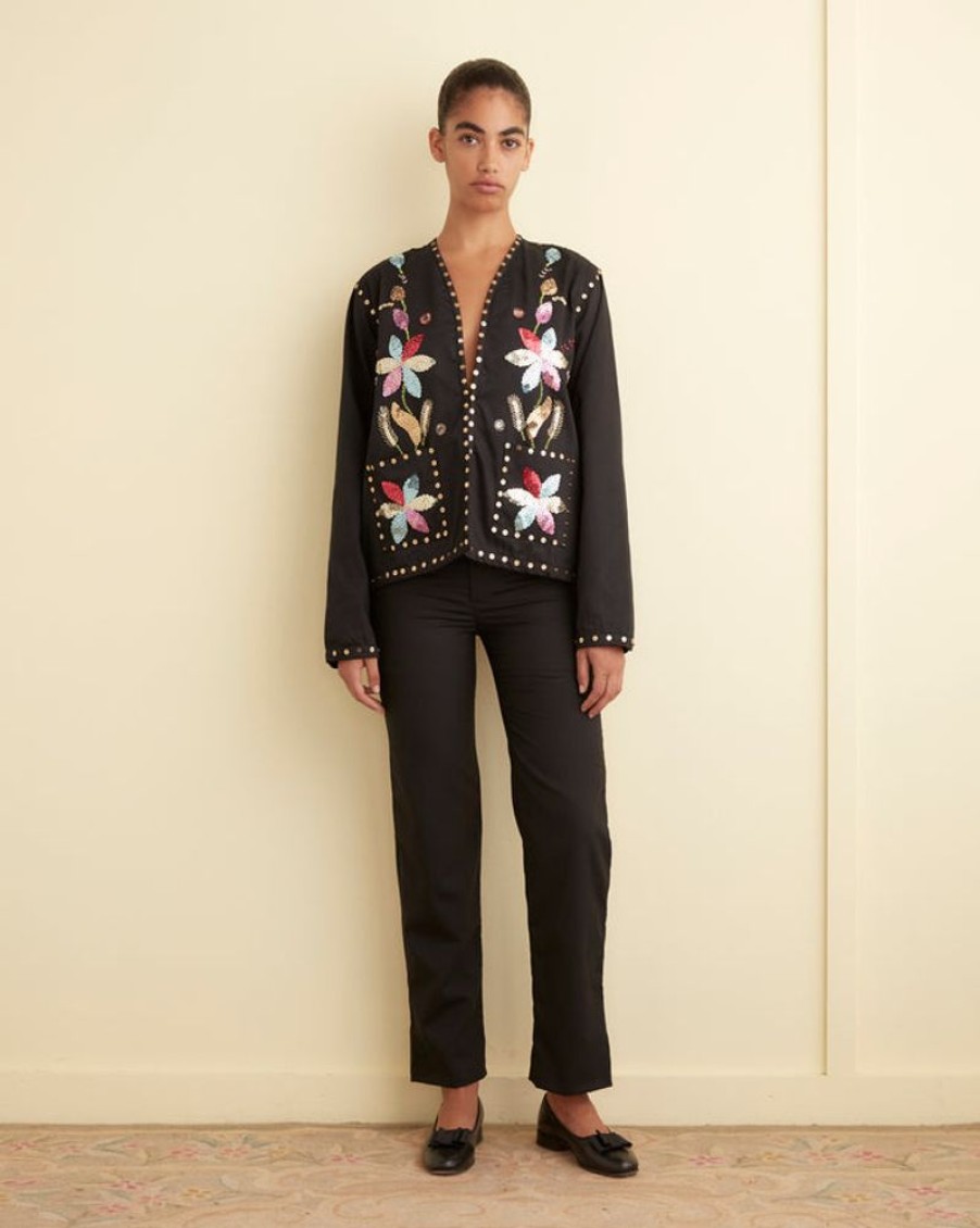 BODE New York Sequined Pinwheel Jacket | Outerwear