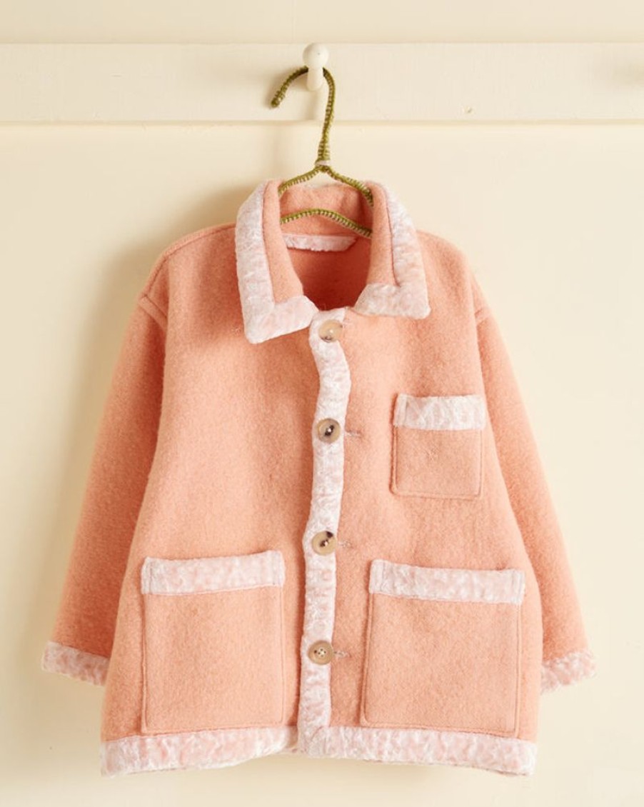 BODE New York Peach Purfle Kids' Jacket - Os | Baby Bode