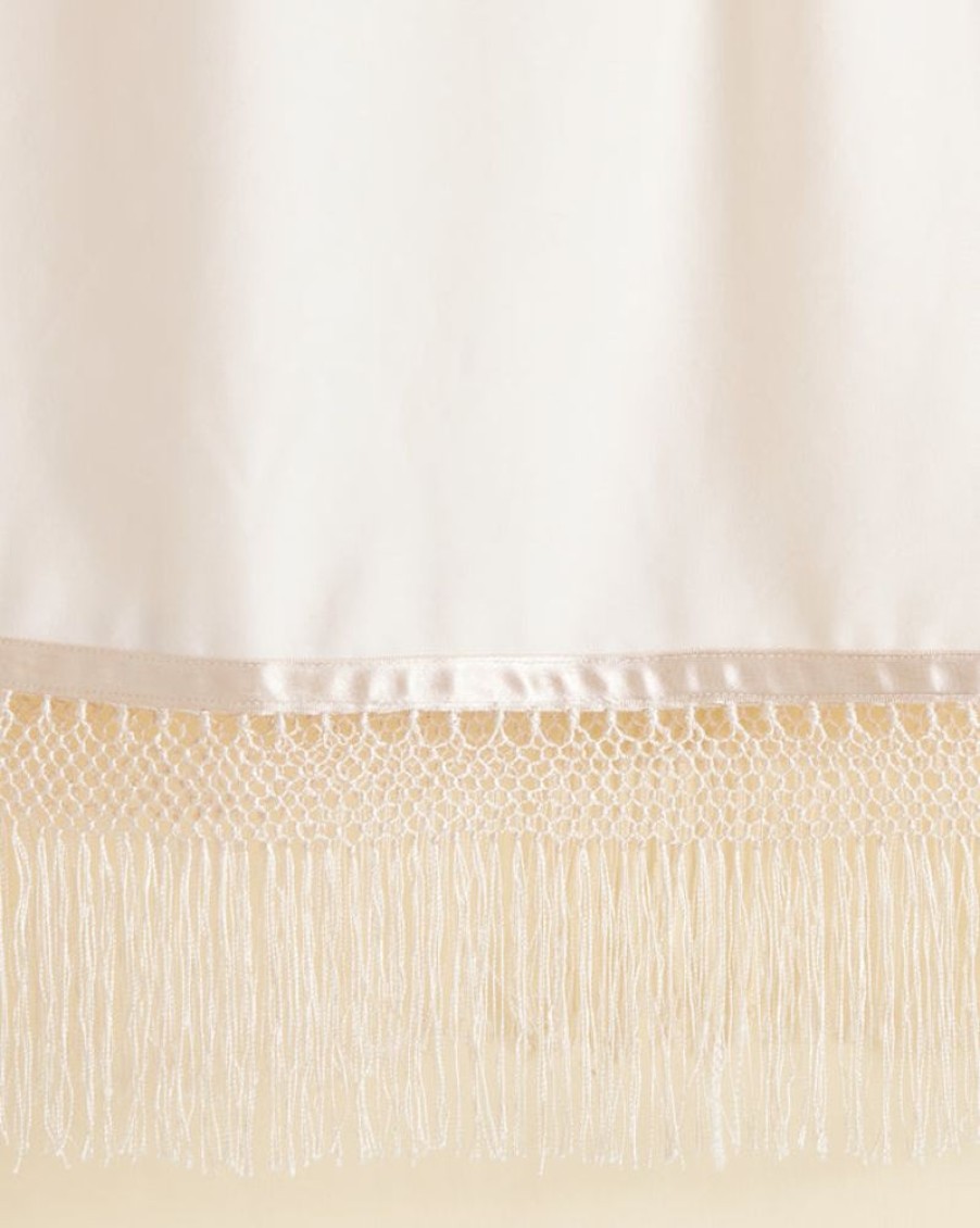 BODE New York Dinner Scarf - Ivory | Suiting