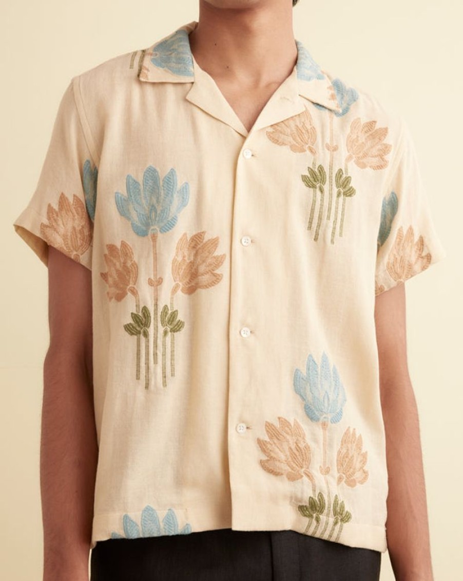 BODE New York Full Bloom Short Sleeve Shirt | Shirts