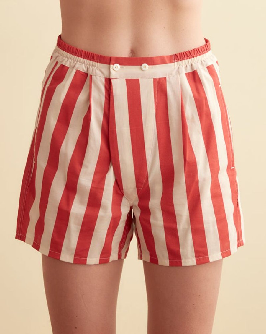 BODE New York Valance Stripe Boxer Shorts | Shorts