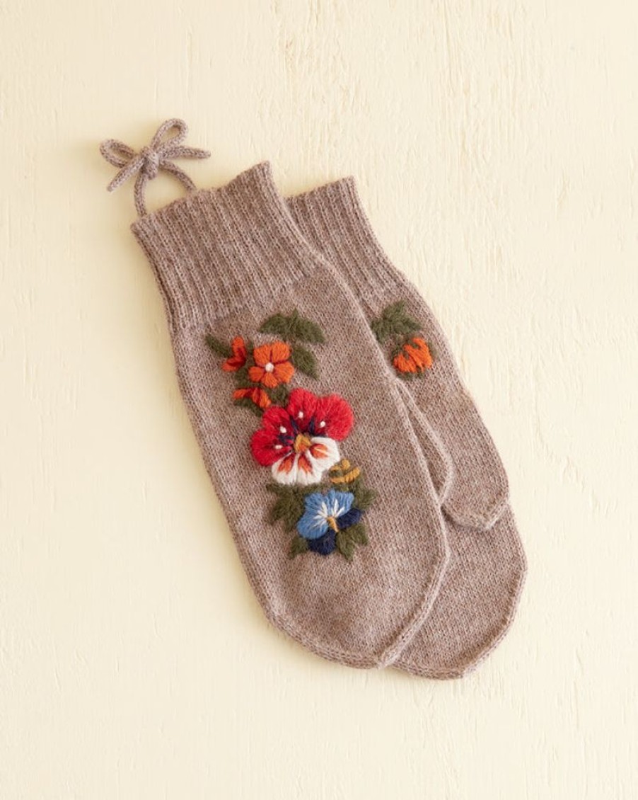 BODE New York Wildflower Mittens | Accessories