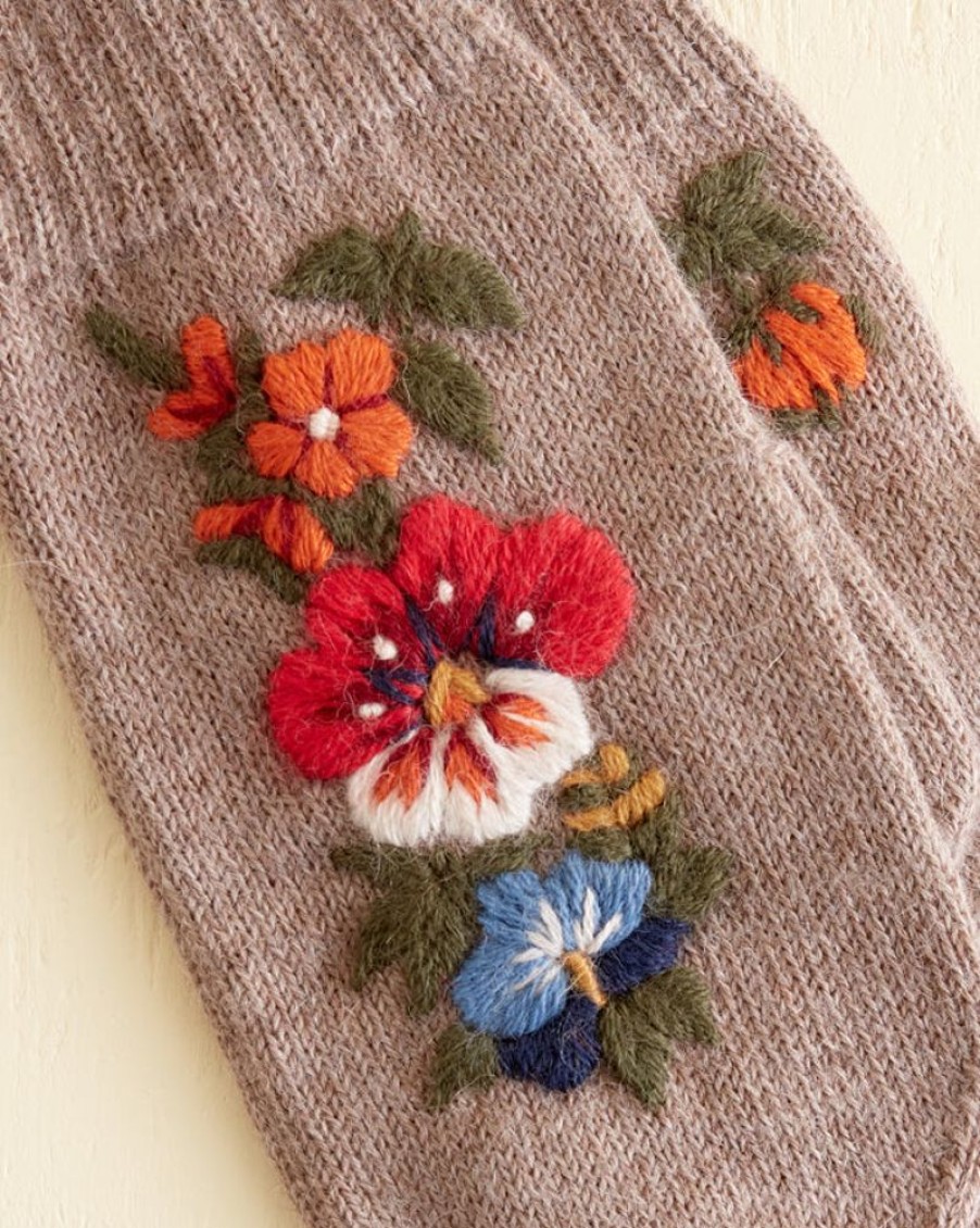 BODE New York Wildflower Mittens | Accessories