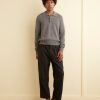 BODE New York Cashmere Polo - Grey | Knitwear