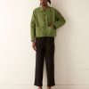 BODE New York Twill Cropped Car Jacket - Ivy | Outerwear