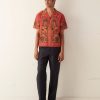 BODE New York Floribunda Short Sleeve Shirt | Shirts