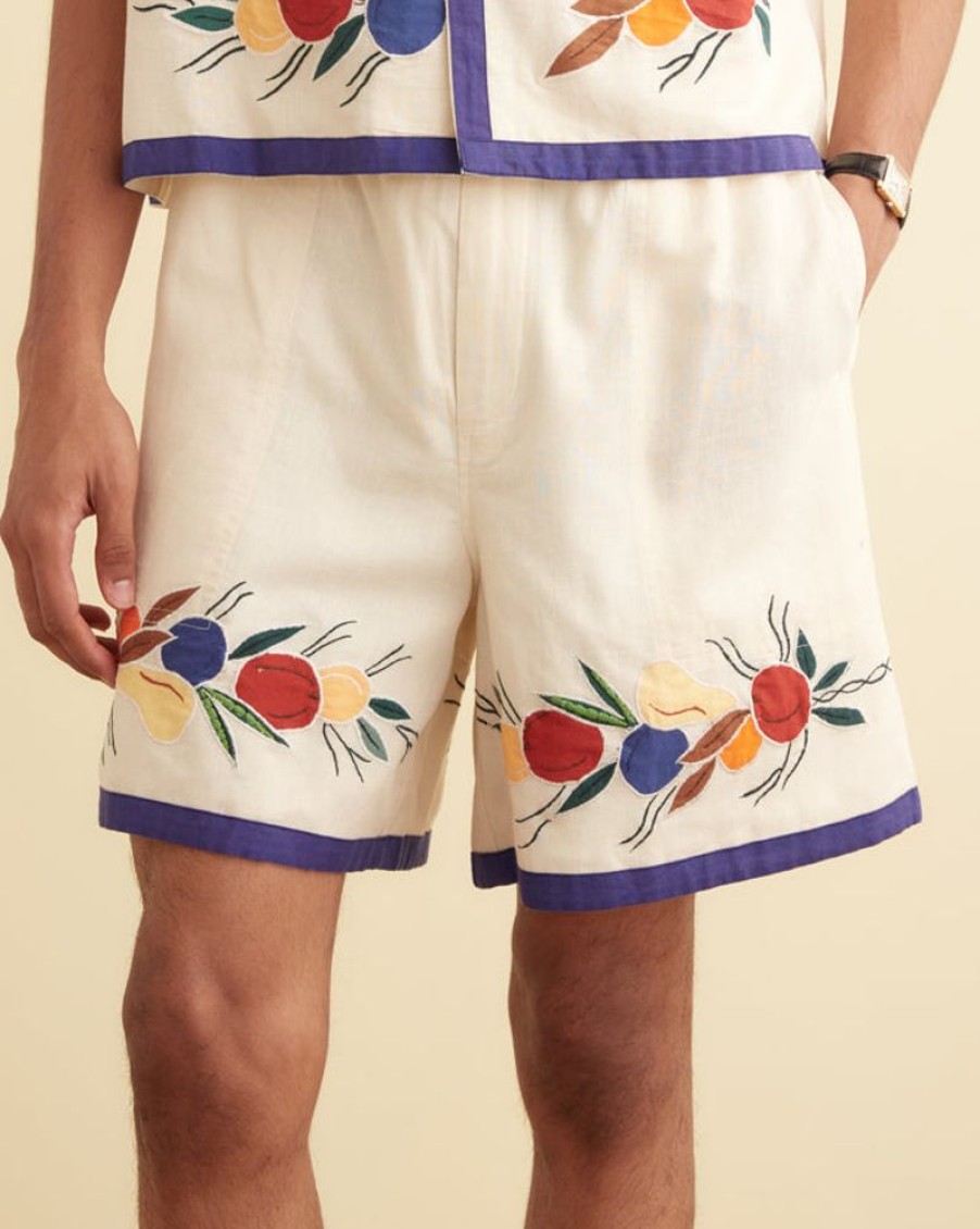 BODE New York Applique Fruit Bunch Shorts | Shorts