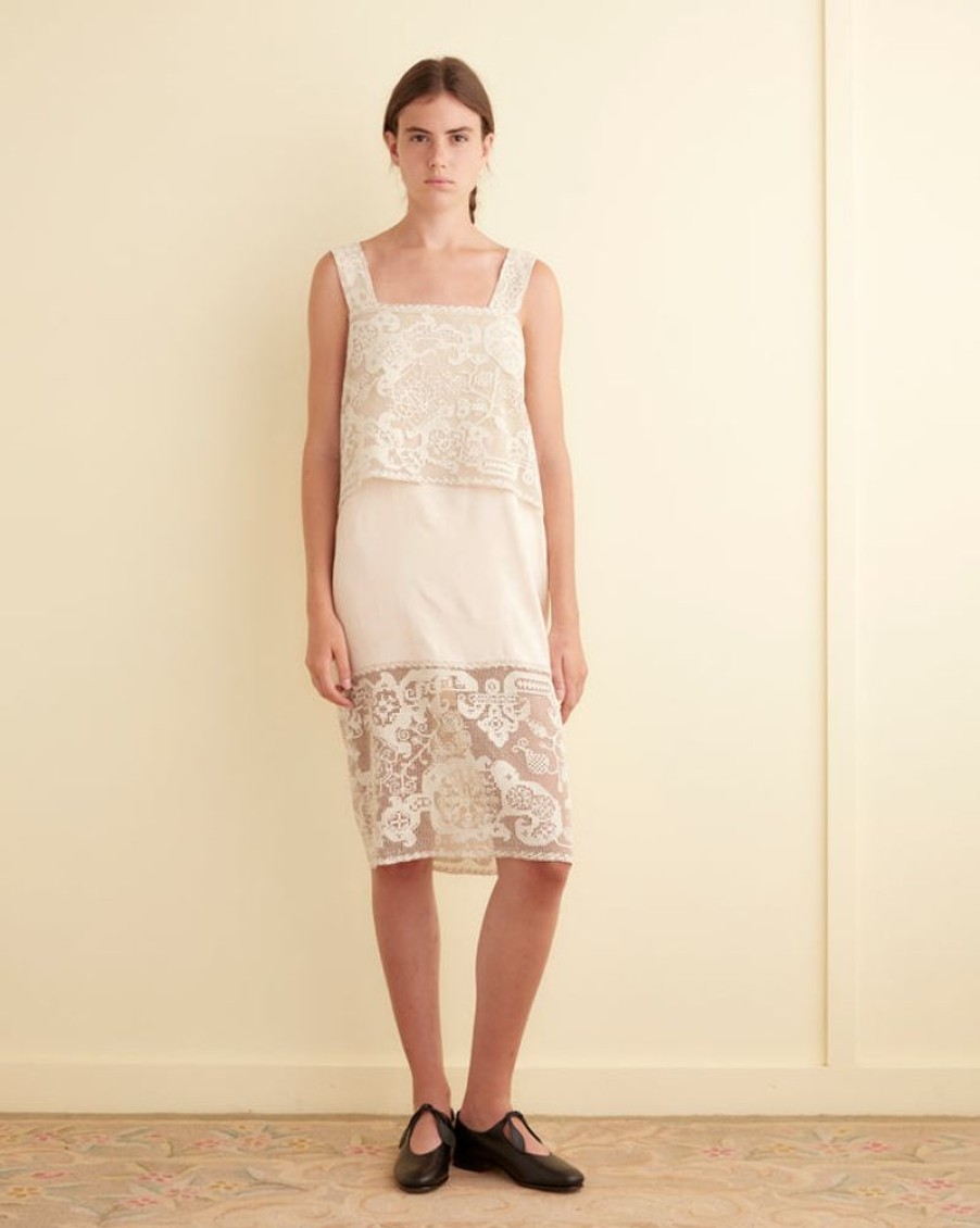 BODE New York Daylily Lace Dress - S | Dresses