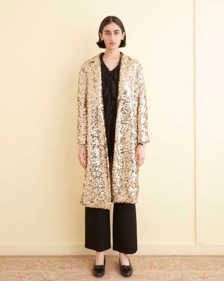 BODE New York Sequin Worcester Coat | Outerwear