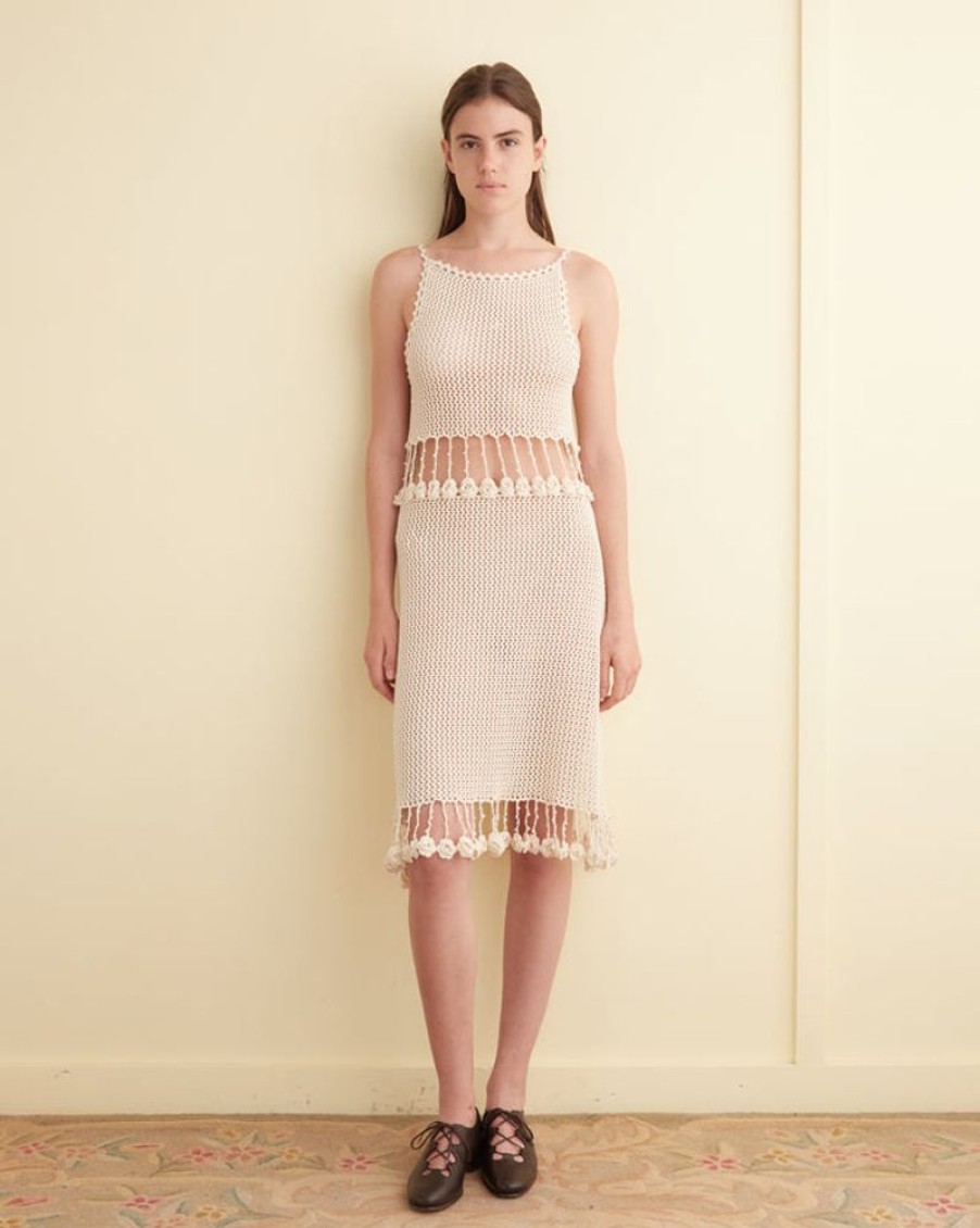 BODE New York Posy Crochet Dress | Knitwear