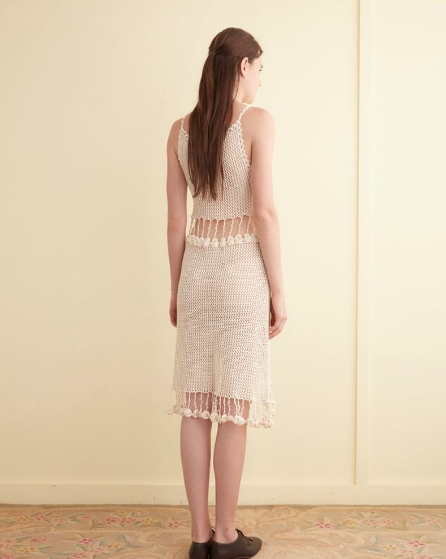 BODE New York Posy Crochet Dress | Knitwear