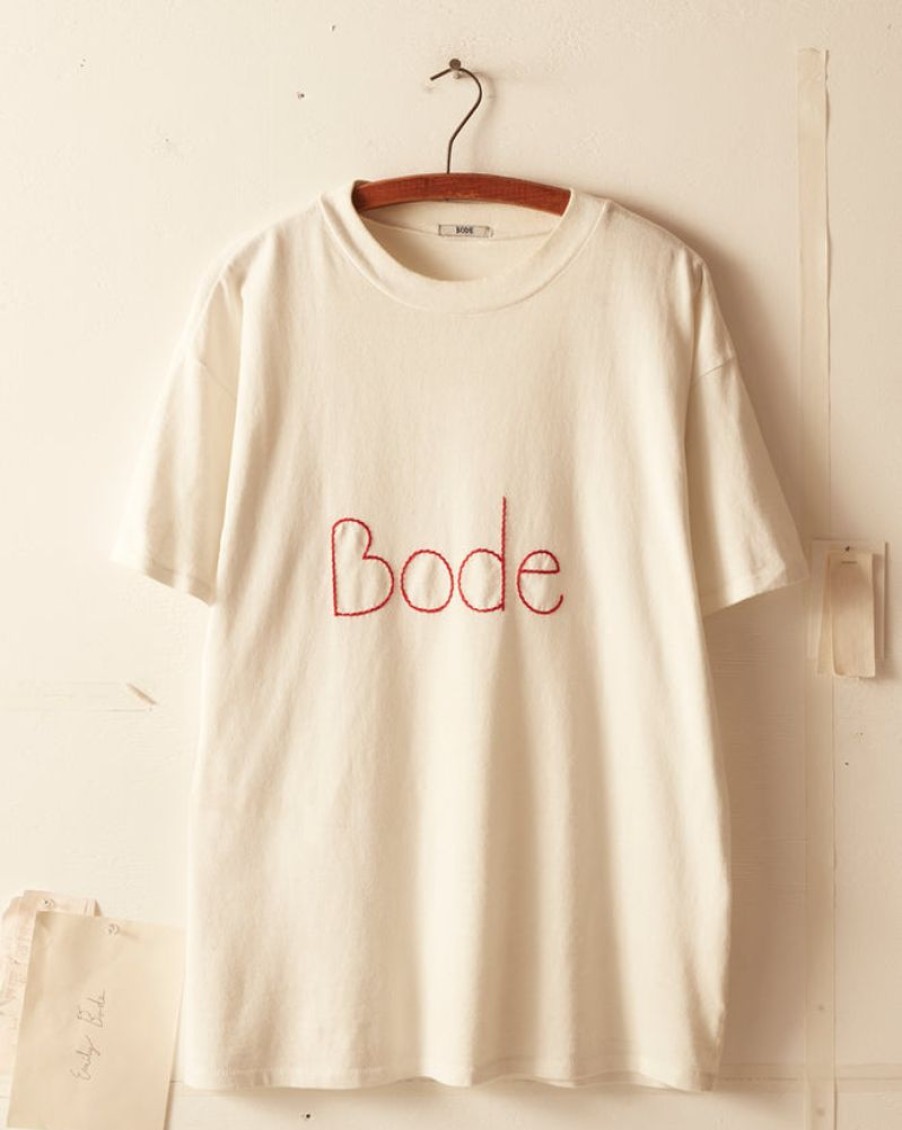 BODE Bode Embroidered Tee | Cut & Sew