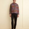 BODE New York Plaid Log Cabin Quilt Jacket | Outerwear