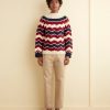 BODE New York Chevron Pullover | Knitwear