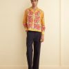 BODE New York Blooming Border Long Sleeve Shirt | Shirts