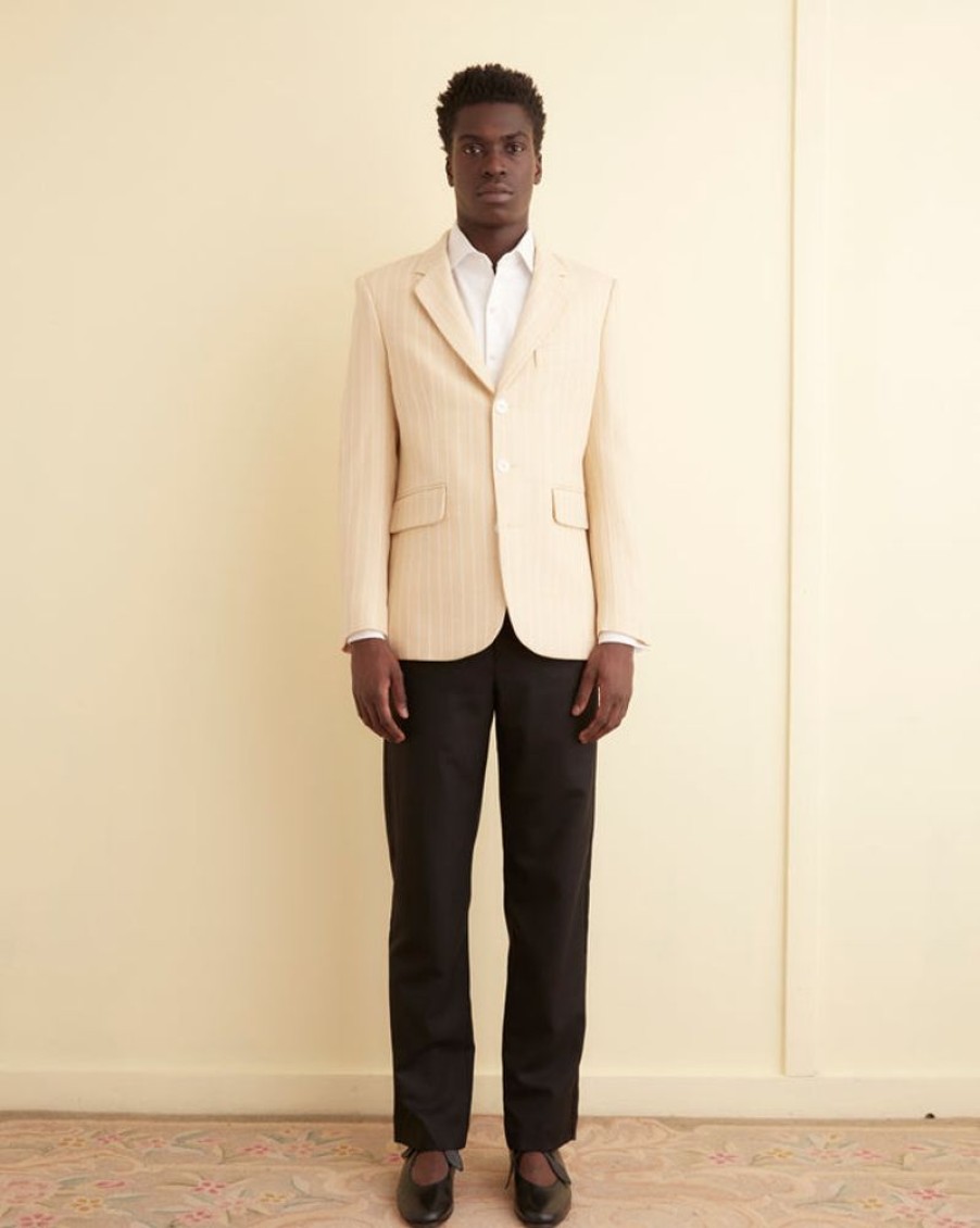 BODE New York Dennis Stripe Suit Jacket | Outerwear