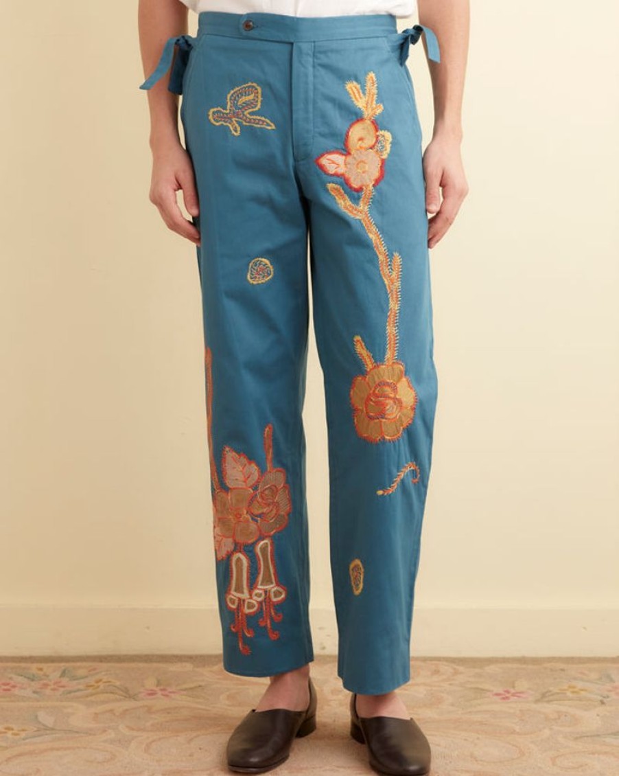 BODE New York Bell Flower Trousers | Trousers & Pants